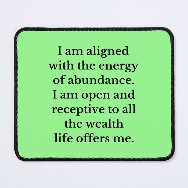 Item preview, I Am Aligned With The Energy Of Abundance - Money Manifestation designed and sold by Manifest-Life.
