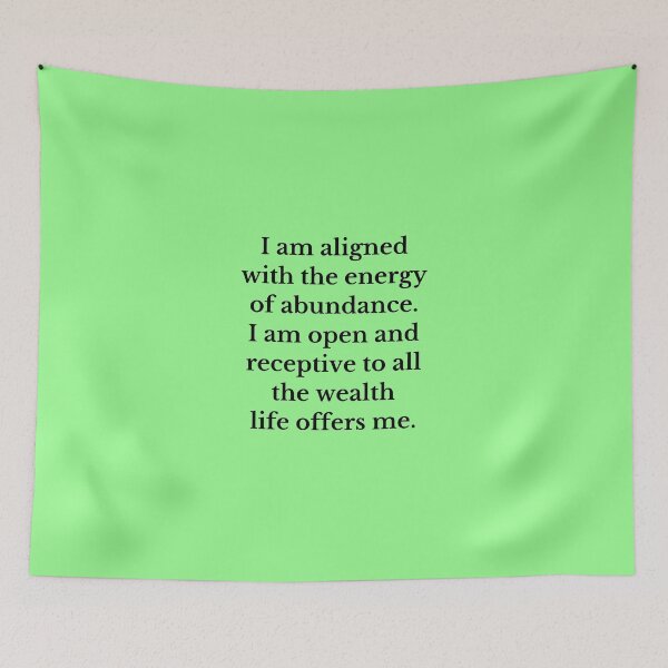 Item preview, I Am Aligned With The Energy Of Abundance - Money Manifestation designed and sold by Manifest-Life.