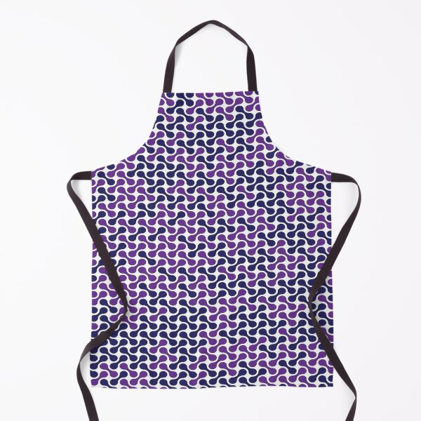 Item preview, Navy Blue Purple Metaballs Pattern T-Shirt, Abstract Geometric Design designed and sold by Uday24.