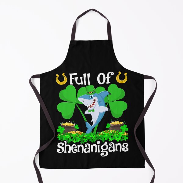 Item preview, Blue Shark Full Of Shenanigans Blue Shark St Patricks Day designed and sold by PerkinsAarav.