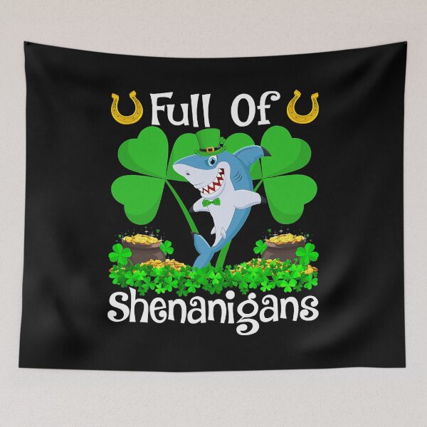 Artikelvorschau, Blauhai voller Shenanigans Blauhai St. Patricks Day entworfen und verkauft von PerkinsAarav.