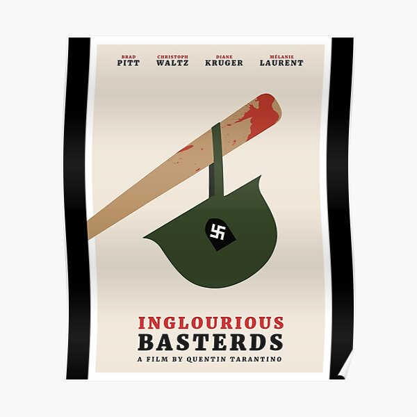 "Inglourious Basterds Film Poster Poster" Poster For Sale By ...