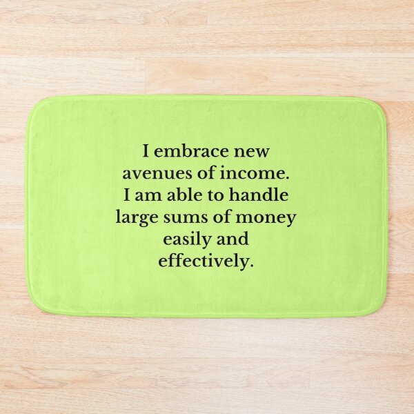 Item preview, I Embrace New Avenues Of Income - Money Manifestation designed and sold by Manifest-Life.