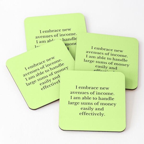 Item preview, I Embrace New Avenues Of Income - Money Manifestation designed and sold by Manifest-Life.