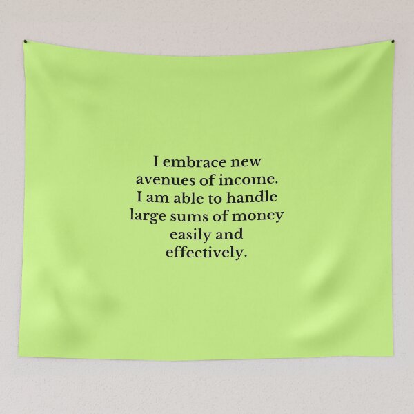 Item preview, I Embrace New Avenues Of Income - Money Manifestation designed and sold by Manifest-Life.