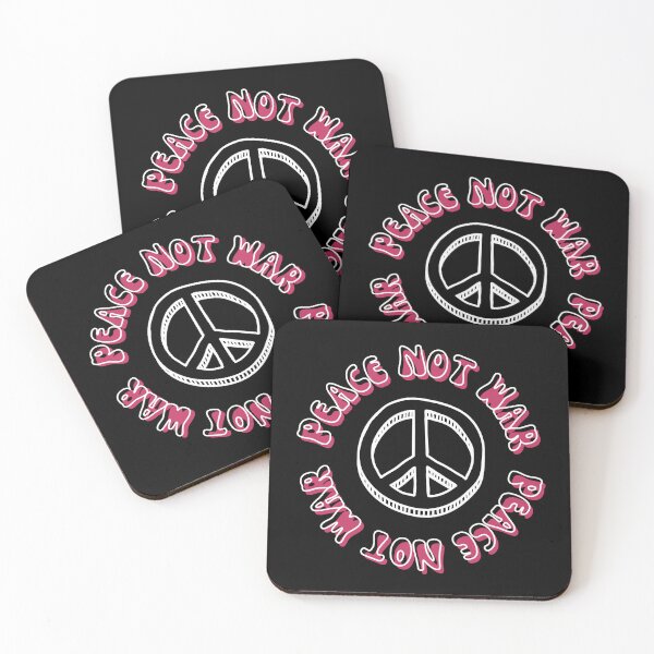 Item preview, Peace Not War with CND peace logo - innuendo pink designed and sold by BTCelebration.