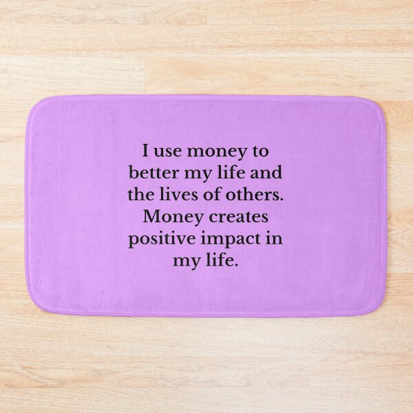 Item preview, I Use Money To Better My Life - Money Manifestation designed and sold by Manifest-Life.