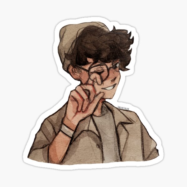 "Wilbur Soot wearing glasses" Sticker by TakuhasFallen Redbubble