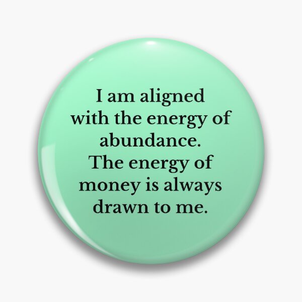Item preview, I Am Aligned With The Energy Of Abundance - Money Manifestation designed and sold by Manifest-Life.