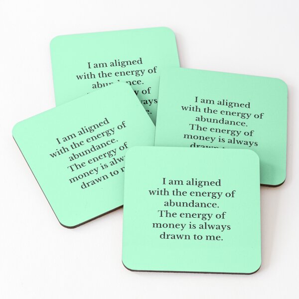 Item preview, I Am Aligned With The Energy Of Abundance - Money Manifestation designed and sold by Manifest-Life.
