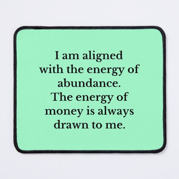 Item preview, I Am Aligned With The Energy Of Abundance - Money Manifestation designed and sold by Manifest-Life.