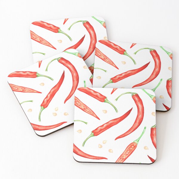Item preview, Hot red pepper. Watercolor drawing. designed and sold by Trilisti.