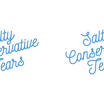 Artwork thumbnail, Mugocracy : Salty Conservative Tears (Blue) by merimeaux