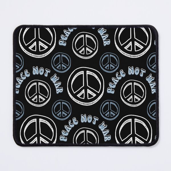 Item preview, Peace Not War with CND peace logo - blue designed and sold by BTCelebration.