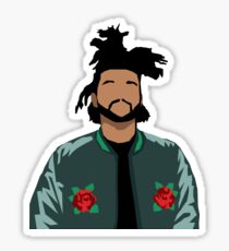 Weeknd Roses Sticker