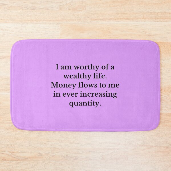 Item preview, I Am Worthy Of A Wealthy Life - Money Manifestation designed and sold by Manifest-Life.
