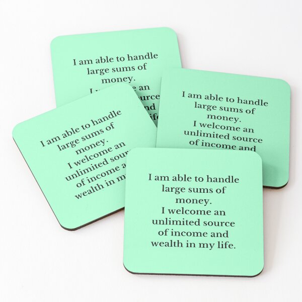 Item preview, I Welcome An Unlimited Source Of Income - Money Manifestation designed and sold by Manifest-Life.