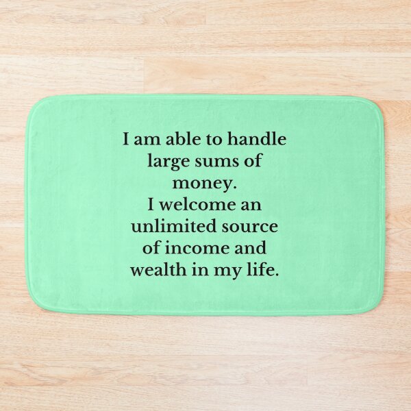 Item preview, I Welcome An Unlimited Source Of Income - Money Manifestation designed and sold by Manifest-Life.