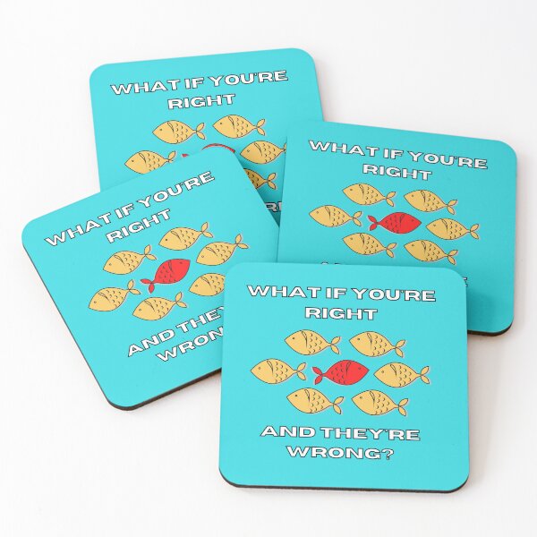 Item preview, What If You're Right And They're Wrong | School Of Fish designed and sold by SpeakLifeHQ.