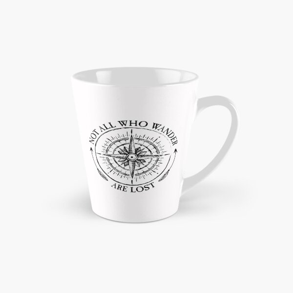 Item preview, Not All Who Wander Are Lost Compass Inspiration Quote designed and sold by designandclouds.