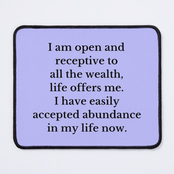 Item preview, I Have Easily Accepted Abundance - Money Manifestation designed and sold by Manifest-Life.