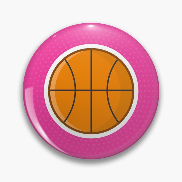 Aperçu de l'œuvre Balle. Basket-ball de dessin animé sur fond rouge. Rétro. créée et vendue par Kdo-it.