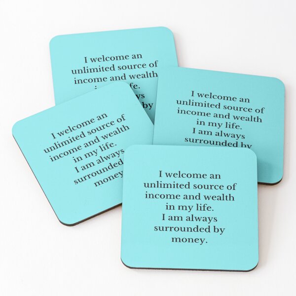 Item preview, I Welcome An Unlimited Source Of Income - Money Manifestation designed and sold by Manifest-Life.