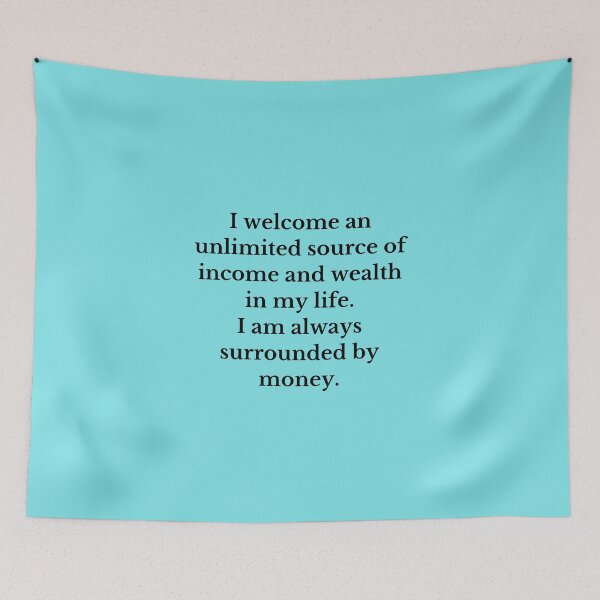 Item preview, I Welcome An Unlimited Source Of Income - Money Manifestation designed and sold by Manifest-Life.
