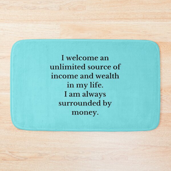 Item preview, I Welcome An Unlimited Source Of Income - Money Manifestation designed and sold by Manifest-Life.