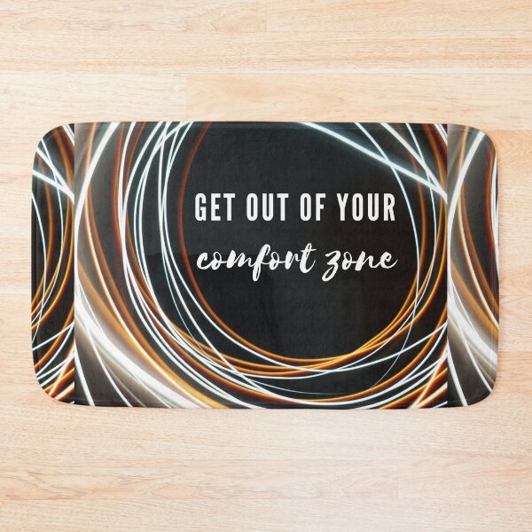 Item preview, Get out of your comfort zone - Realization quotes designed and sold by DigitalArtTrend.