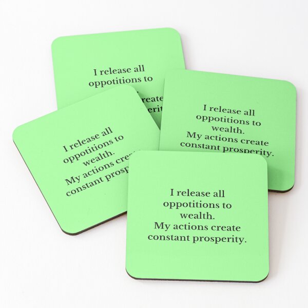 Item preview, I Release All Oppositions To Wealth - Money Manifestation designed and sold by Manifest-Life.