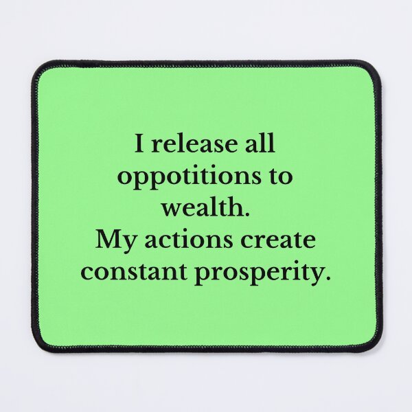 Item preview, I Release All Oppositions To Wealth - Money Manifestation designed and sold by Manifest-Life.