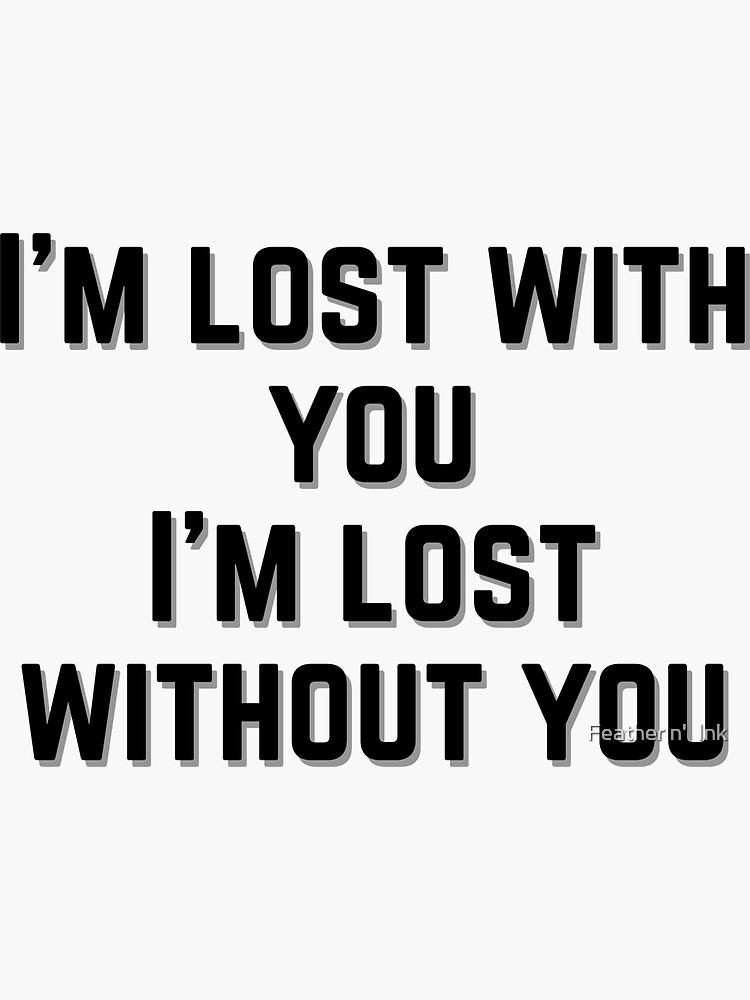 "Lost The Cranberries Lyric " Sticker by SkyeStLouis Redbubble