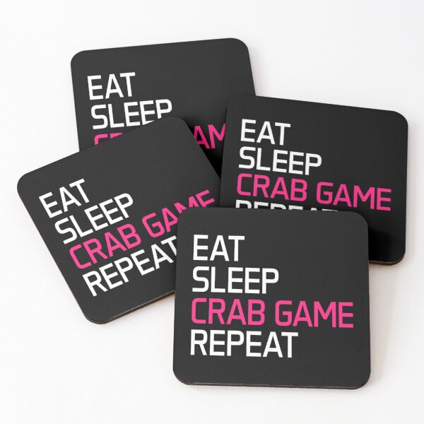 Item preview, Crab Game Eat Sleep Crab Game Repeat Essential T-Shirt designed and sold by batesyadi3.
