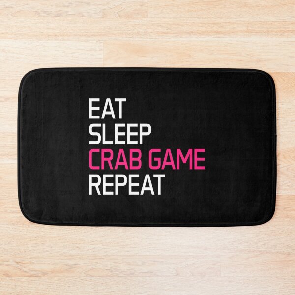 Item preview, Crab Game Eat Sleep Crab Game Repeat Essential T-Shirt designed and sold by batesyadi3.