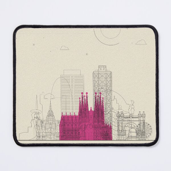 Item preview, Abstract City Posters: Barcelona, Spain designed and sold by A Deniz Akerman.