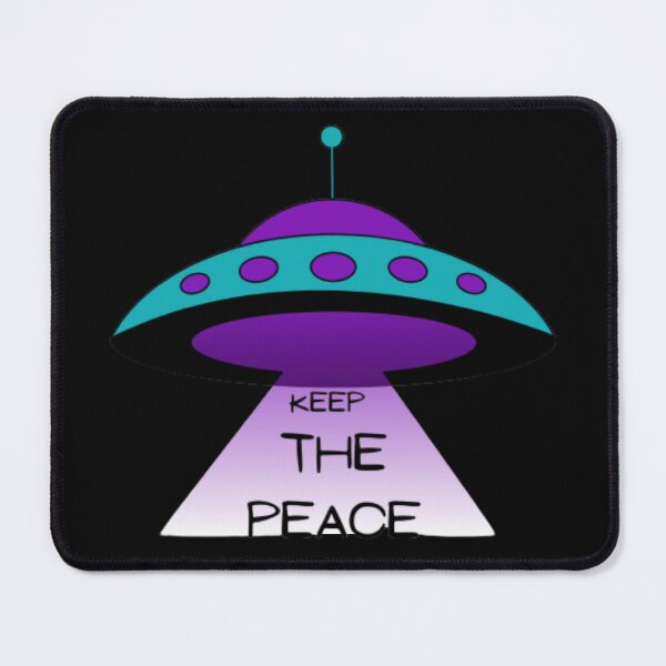 Item preview, Keep The Peace - Alien Spaceship designed and sold by LMoonDesigns.