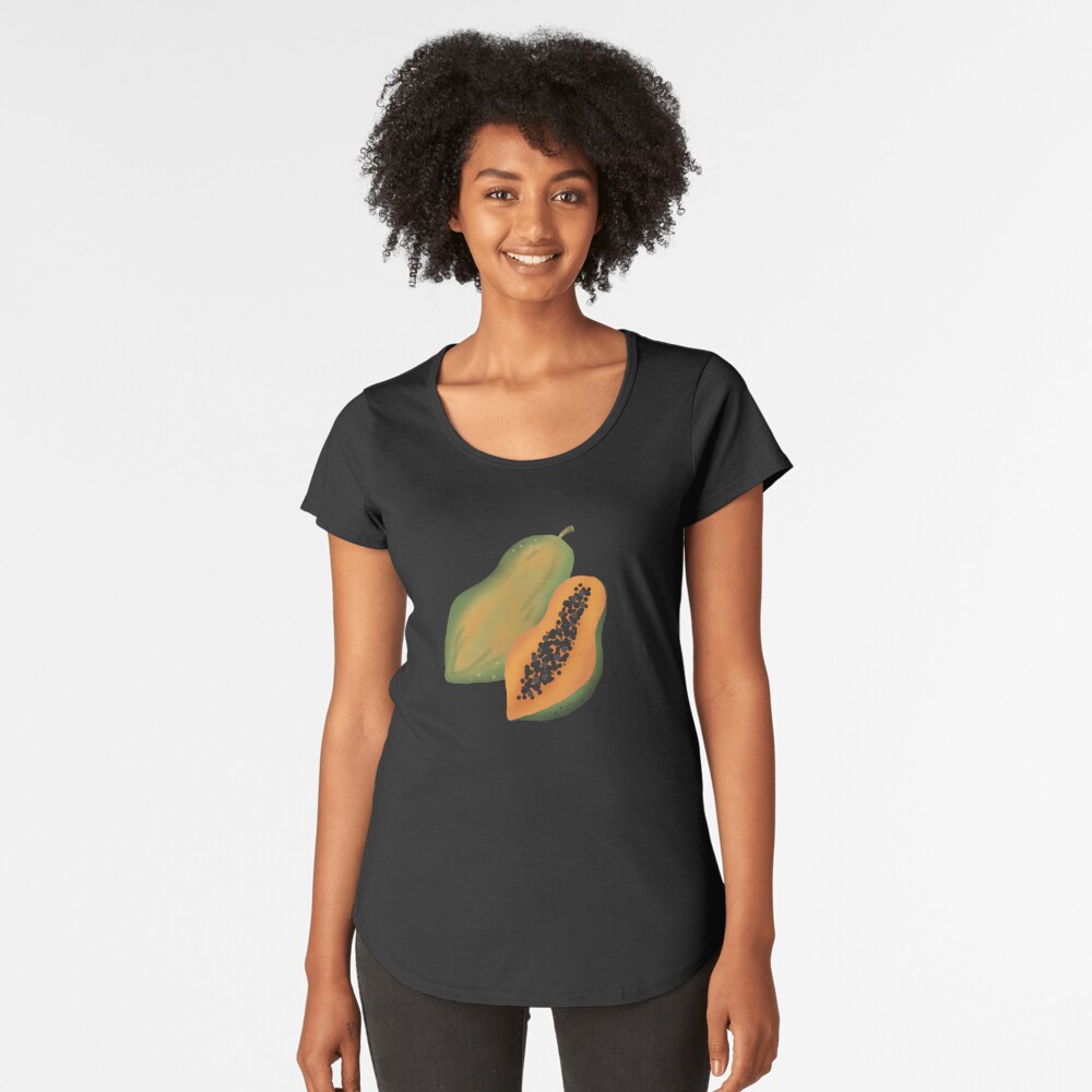 Papaya Fruit Vintage Just A Girl Who Loves Papaya T-Shirt - Kingteeshop