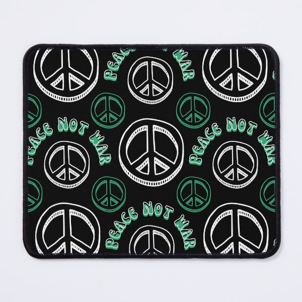 Item preview, Peace Not War with CND peace logo - teal designed and sold by BTCelebration.