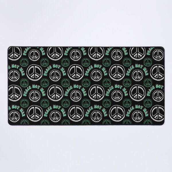Item preview, Peace Not War with CND peace logo - teal designed and sold by BTCelebration.