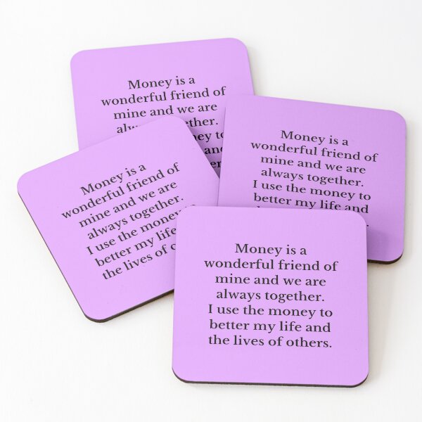 Item preview, Money Is A Wonderful Friend Of Mine - Money Manifestation designed and sold by Manifest-Life.