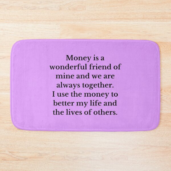 Item preview, Money Is A Wonderful Friend Of Mine - Money Manifestation designed and sold by Manifest-Life.