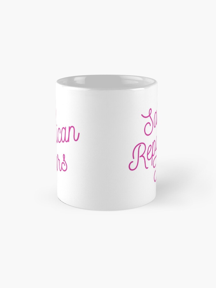 Thumbnail 4 of 6, Coffee Mug, Mugocracy : Salty Republican Tears (Pink) designed and sold by merimeaux.