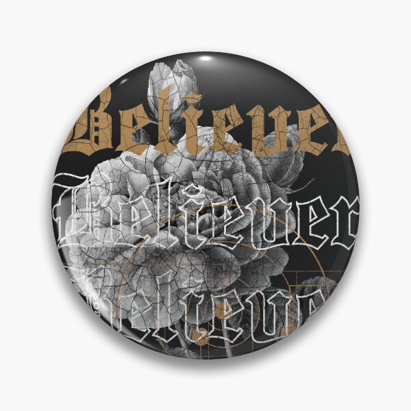 Item preview, Believer Gold Print designed and sold by ZeeshanDesignz.