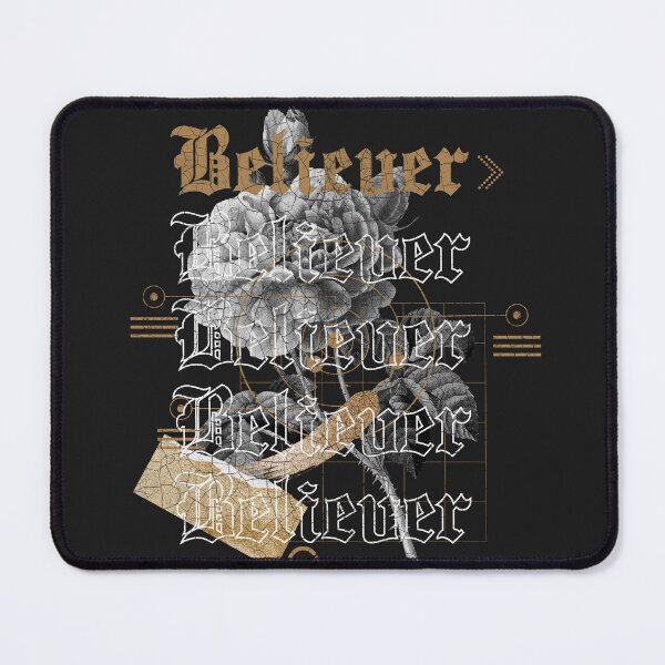 Item preview, Believer Gold Print designed and sold by ZeeshanDesignz.