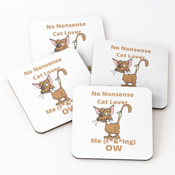 Item preview, No Nonsense Cat Lover Me (F***ing) Ow  designed and sold by NovawayDirect.