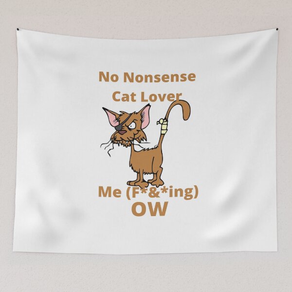 Item preview, No Nonsense Cat Lover Me (F***ing) Ow  designed and sold by NovawayDirect.