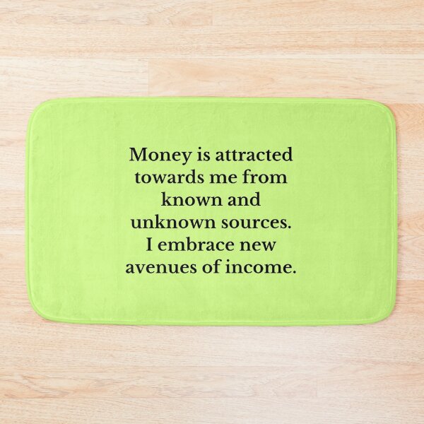Item preview, I Embrace New Avenues Of Income - Money Manifestation designed and sold by Manifest-Life.