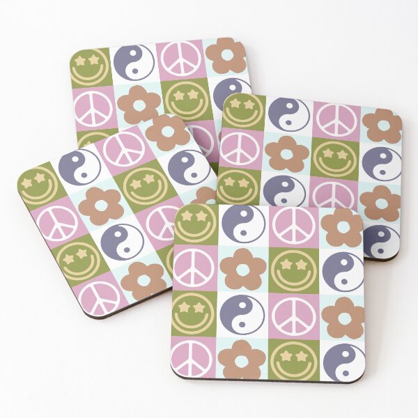 Item preview, y2k symbols color block pattern designed and sold by tartagain.