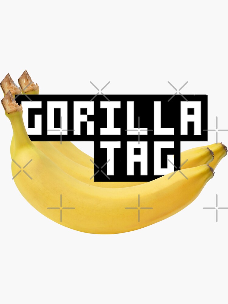 "Bananas For Gorilla Tag!" Sticker by BTCMOON Redbubble